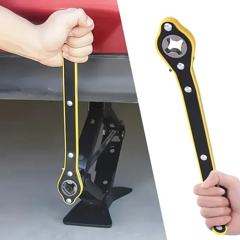 Clé à cliquet pour voiture, cric permettant d'économiser du travail, cric à ciseaux, roue de pneu de Garage, poignée, clé permettant d'économiser du travail, outils de réparation automobile