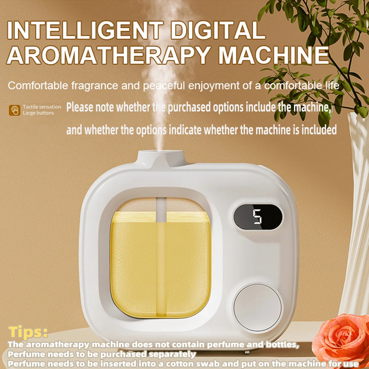 Aromatherapy diffuser, automatic fragrance sprayer for home, bedroom, and bathroom. Air freshener spray.