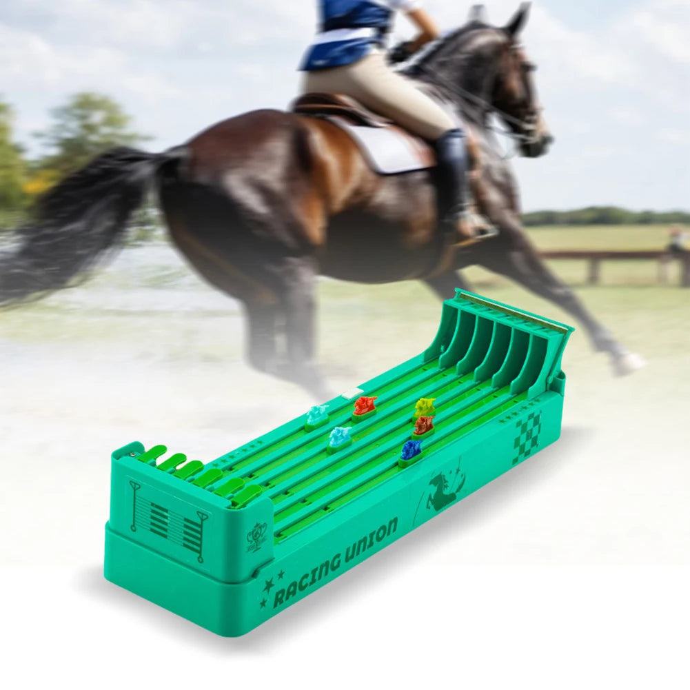 Jeu de société de course de chevaux électronique, jeu de bureau, ensemble de machines de course de chevaux, jouet coule pour fête de famille, batterie 62