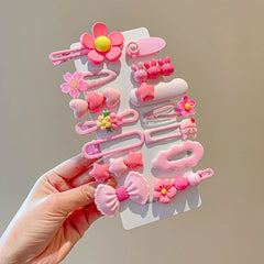 Épingle à cheveux mignonne pour enfants, coiffure pour fille, pince à frange douce, pinces à cheveux pour bébé, ensemble d'accessoires pour cheveux pour enfants