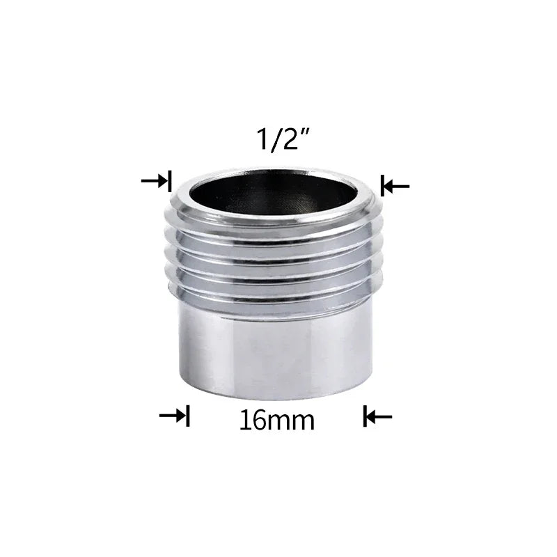 Coupleur de robinet d'eau 1/2 à M16 M18 M20 M22 M24 M28 M32, connecteur fileté, adaptateur de robinet de Conversion, raccord barboteur cuisine salle de bains