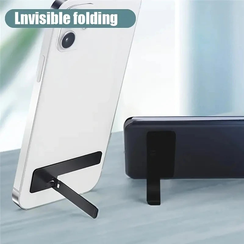 Support pour smartphone, béquille portable pour téléphone portable, support de téléphone pliable, béquille de téléphone en acier inoxydable, universel réglable