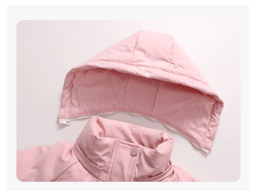 Ensembles de vêtements pour tout-petits, combinaisons de neige d'hiver pour bébés filles, doudounes chaudes, combinaisons à capuche en fourrure optique, combinaisons trempées, 0-3 ans