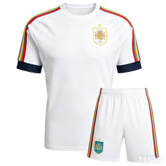 Nouveau modèle 2026 – Ensemble maillot d'entraînement de l'équipe nationale espagnole à séchage rapide – T-shirt respirant et tendance pour homme – Collection été familiale