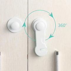 Serrure de sécurité multifonctionnelle pour bébé, armoires, chambres, proximité des wers, serrure de protection anti-piège, serrure de sécurité pour bébé, 10 pièces
