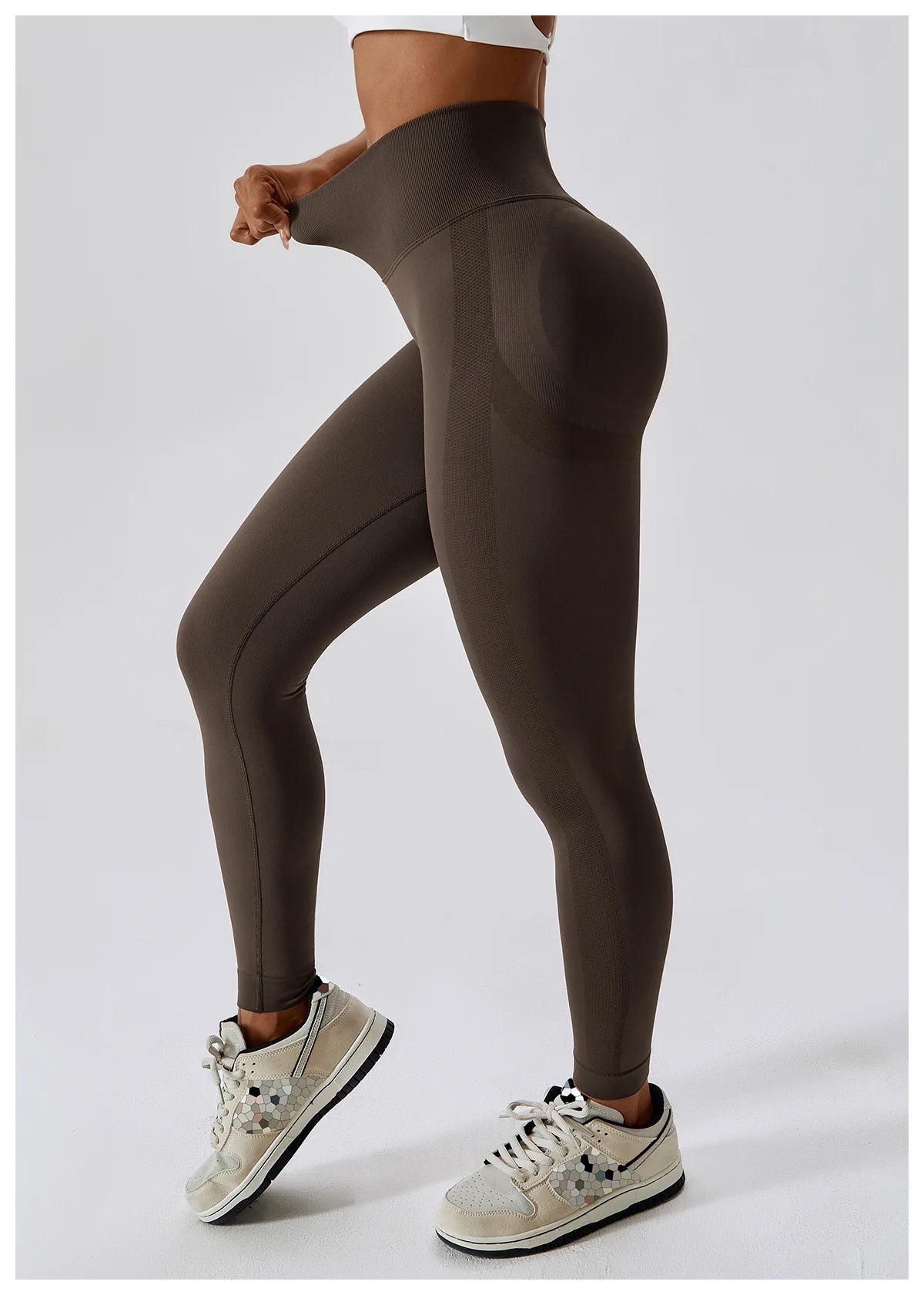 Leggings de Yoga femmes Fitness course taille haute pantalon mince Push Up Sport Scrunch fesses Legging gymnastique athlétique Jogging entraînement femme