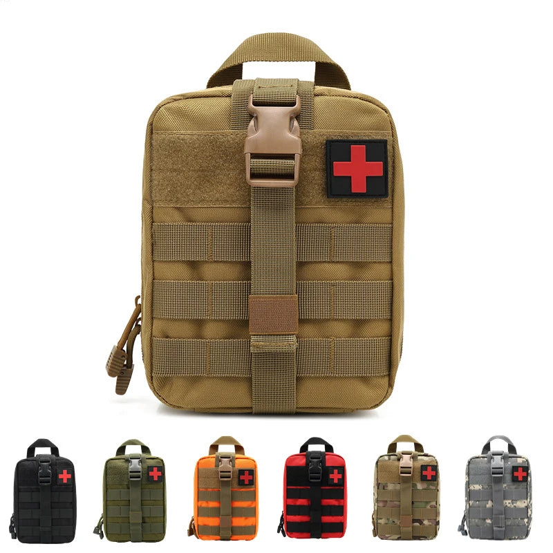 Sac de taille EDC Molle Powder IFAK, trousse médicale d'urgence de survie, trousse de premiers soins en plein air, accessoires de camping et de randonnée, sac de chasse