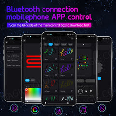 Vegetting 140cm lumières d'ambiance de voiture LED intérieur RGB symphonie atmosphère lampe USB APP contrôle à distance pour Tesla modèle 3 Y S X
