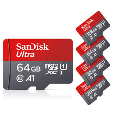 Sandisk carte Micro SD Ultra 32G 64G 256G carte mémoire 1 to C 10 512G Original 128G carte Flash Trans pour Smartphone bureau Nintend