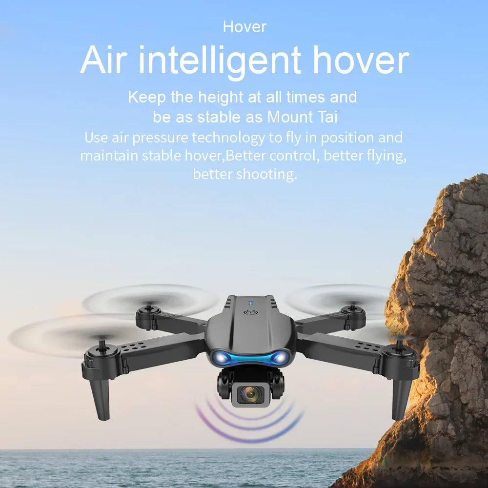 Drone professionnel HD E99Pro 4k double WIFI fpv quadrirotor avion avec évitement d'obstacles pour caméra de Drone de photographie aérienne