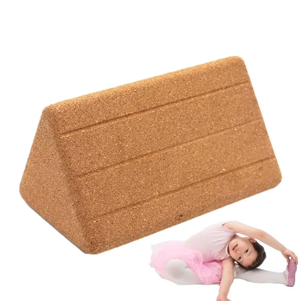 Bloc de Yoga en liège, brique en mousse EVA pour débutants, accessoires de Yoga, Pilates, exercice d'entraînement, brique triangulaire