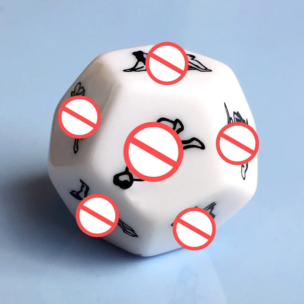 Jouets sexuels pour Couples femmes jeu pour adultes dés sexuels drôles 6/12 côtés Romance amour Humor jeu érotique merde dés barre cadeau de noël