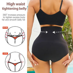 1/3 pièces minceur taille haute ventre contrôle culottes femmes slips culotte Shaper sous-vêtements amincissants bout à bout ventre gaine amincissante