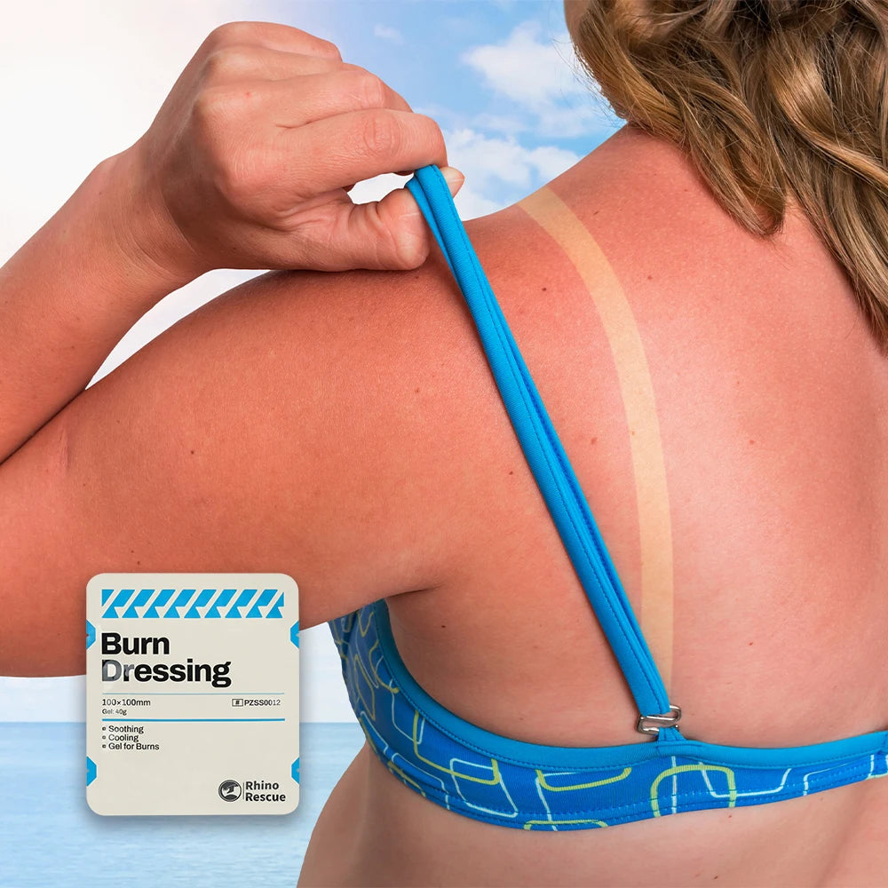 Gel de soin d'urgence pour les brûlures, crème rafraîchissante et apaisante pour les coups de soleil, les brûlures, les instituts, le confort instantané