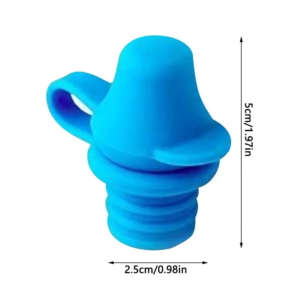 Bouchon de bouteille d'eau en silicone pour bébé, couvercle HI, adaptateur de bec supérieur, remplacement de couvercle de bouteille anti-déversement pour enfants et adultes