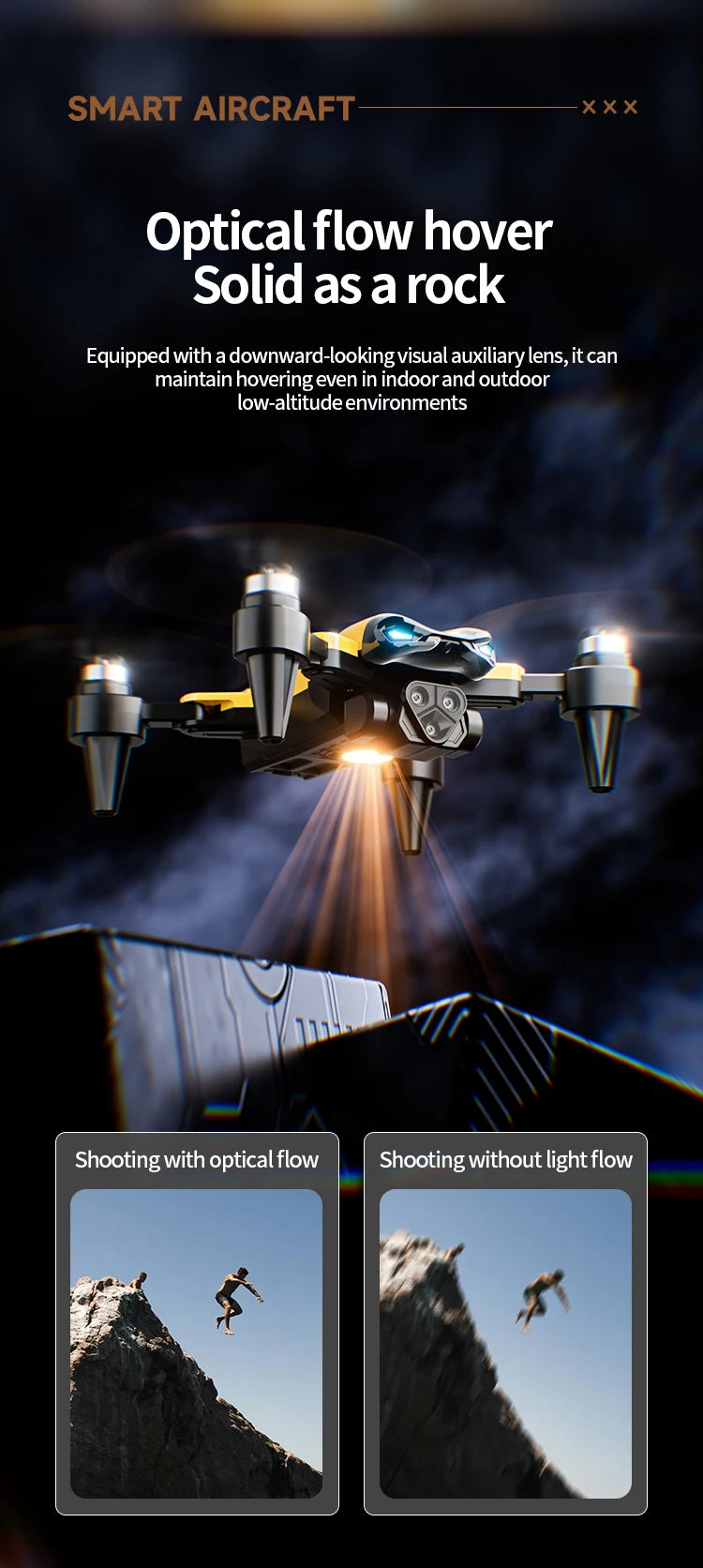 Drone professionnel M5 8K avec trois caméras grand angle, évitement d'obstacles, GPS 5G, positionnement du flux optique, quadrirotor RC sans balais