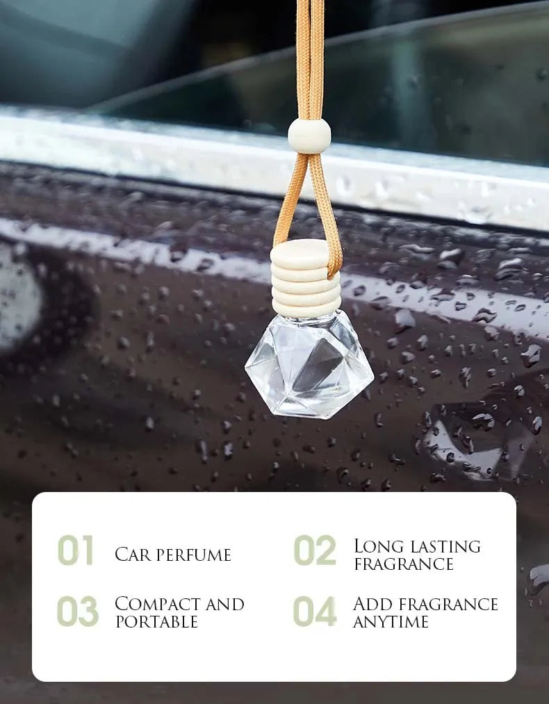8ml Fresh Natural Car Scent Fruity Car Air Fresheners Sustainable Brand Coconut Peach Scent Jadec Car Pendant Deodorant