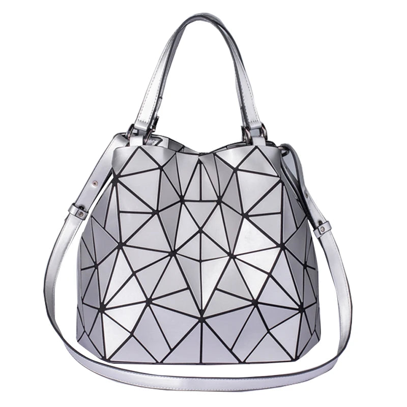 sac a mains femme sac de luxe femme Bao-Sacs à main géométriques argentés pour femmes, sac à bandoulière, messager initié, fourre-tout de luxe, mode, designer, E27, 2023