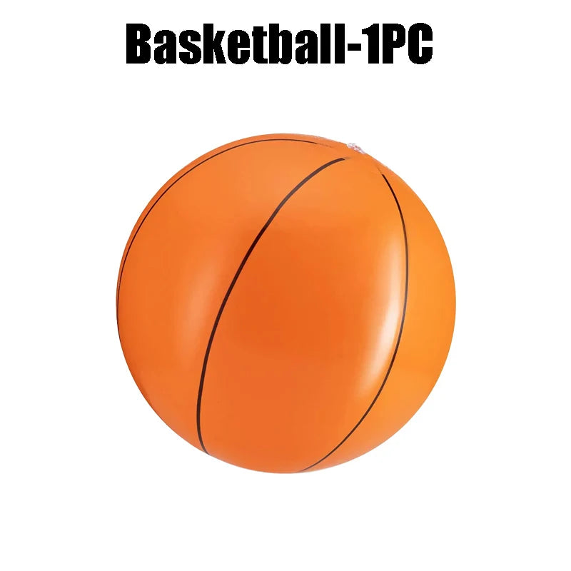 Inflatable beach balls: Baseball, beach basketball, beach soccer ball for children, toy ball, hello ball, summer sports, children's gift ball