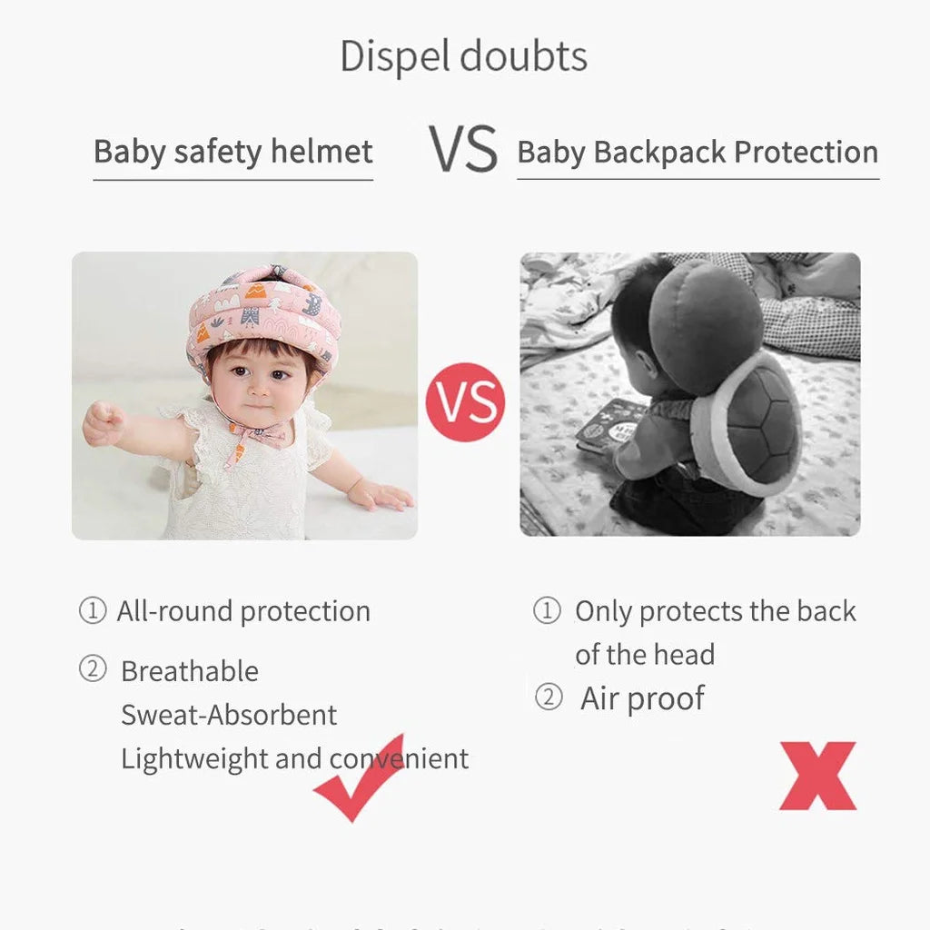 Casque de sécurité pour bébé, couvre-chef de Protection de la tête, coussin Anti-chute pour tout-petits, apprendre à marcher, casquette Crash