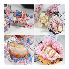 Papier ciré de qualité alimentaire, 50 pièces/lot, papier de graisse, emballages alimentaires, papier d'emballage pour pain, Sandwich, hamburger, frites, papier huilé, outils de cuisson