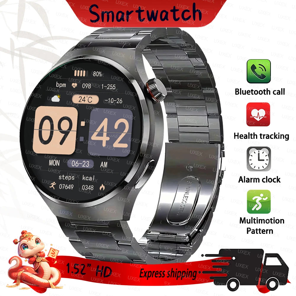 2025 montre Smartwatch Wemon 1.52 "HD Bluetooth appel offres aujourd'hui cadeau pour hommes suivi de santé montres Smart Hombre affaires nouveau