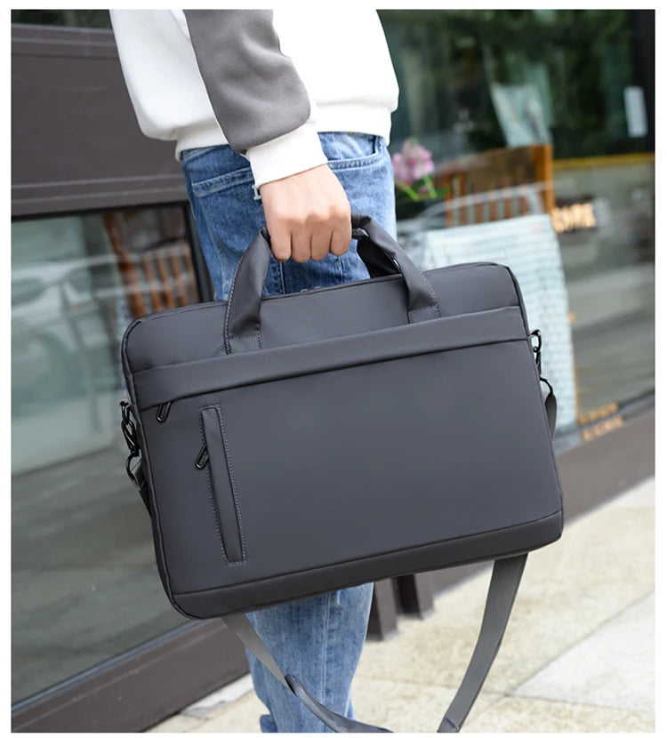 Sac pour ordinateur portable 15,6 pouces pour vêtements de travail quotidiens et sac à main de travail pour hommes et femmes