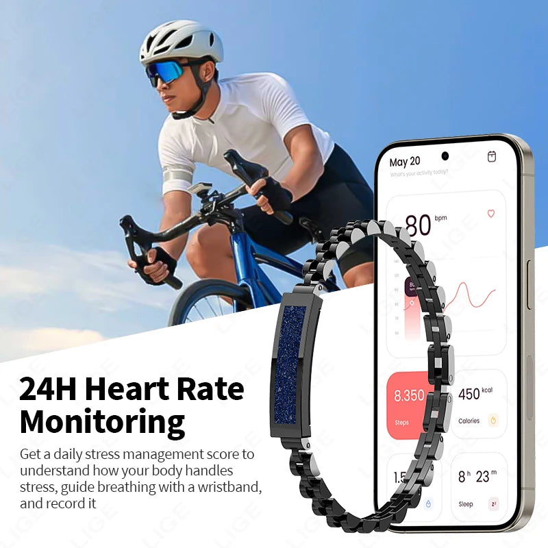 2025 nouvelle montre intelligente podomètre santé Bracelet intelligent femmes hommes sport Fitness étanche fréquence cardiaque surveillance du sommeil bracelets