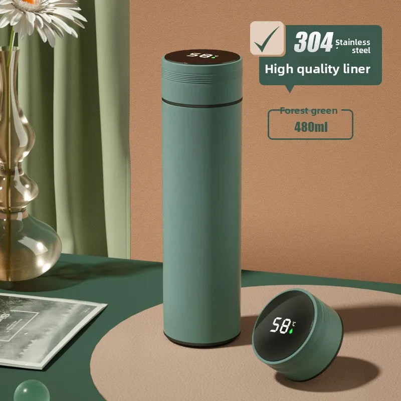Tasse Thermos intelligente en acier inoxydable 316, affichage de la température, contrôle tactile, bouteille d'eau isolée, séparation du thé, cadeau de noël