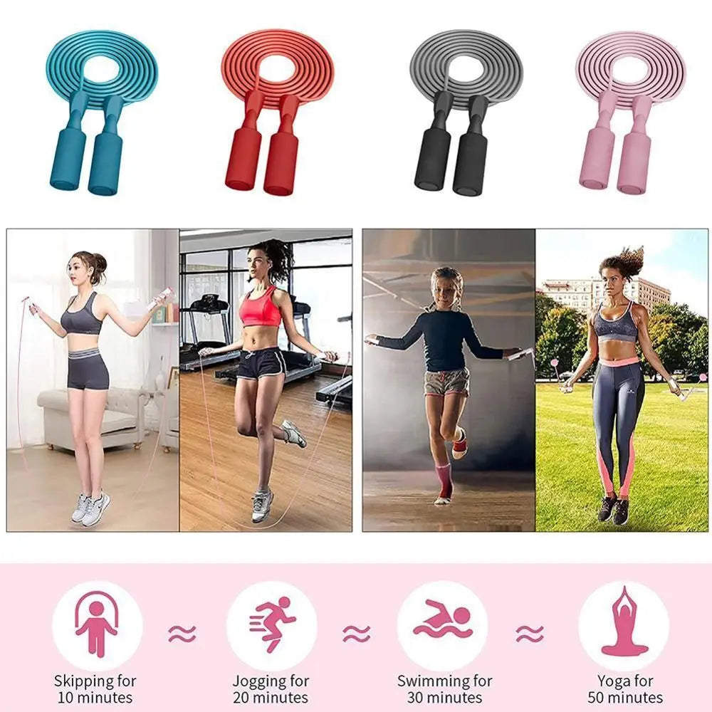 Avec balle lourde corde à sauter sans fil Yoga boxe sport et Fitness entraînement aérobic corde à sauter rapide Portable pour femme, homme