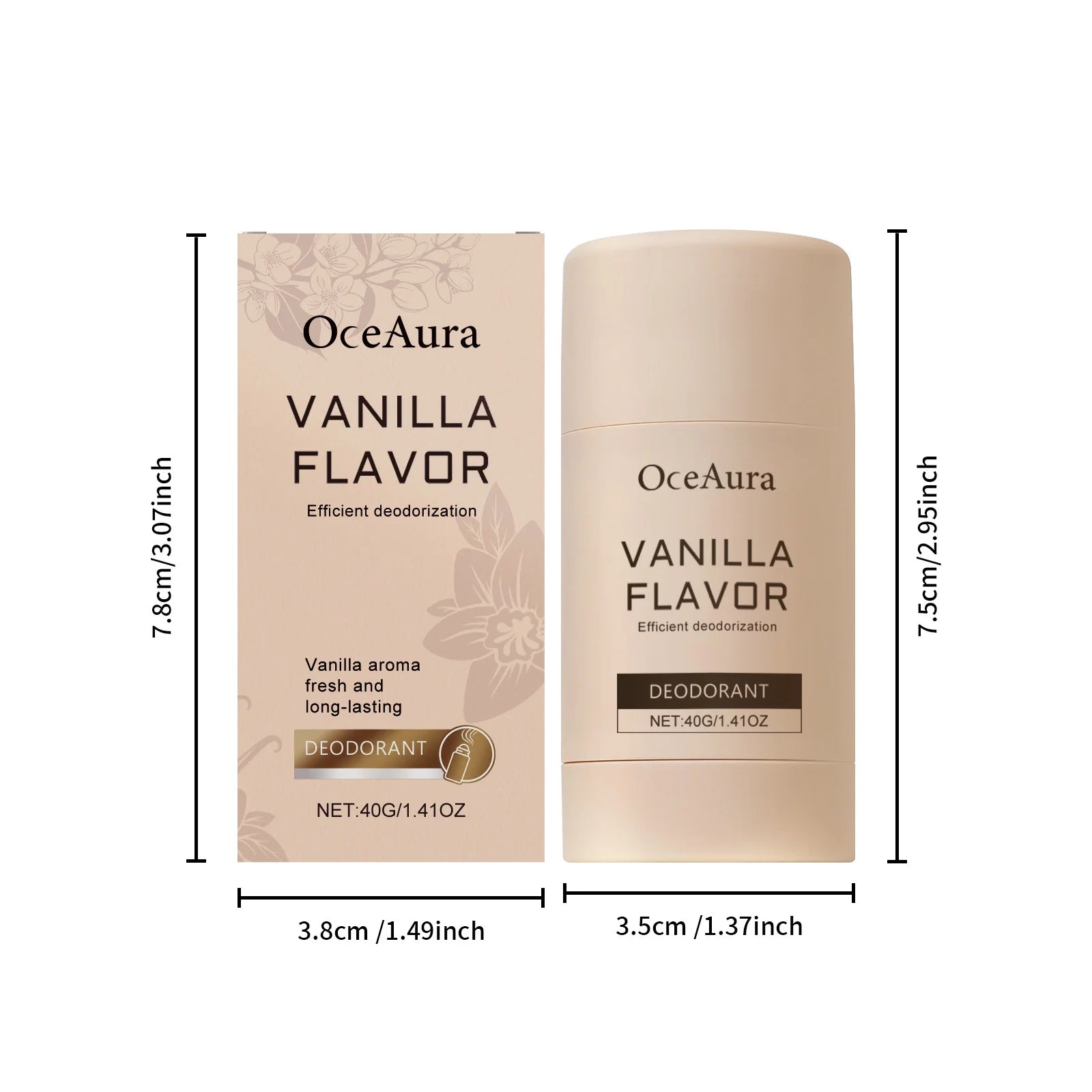 Crème anti-odeur corporelle, parfum vanille, mauvais odeur, Anti-transpiration, fraîcheur durable, déodorant sous les bras, bâton anti-transpirant