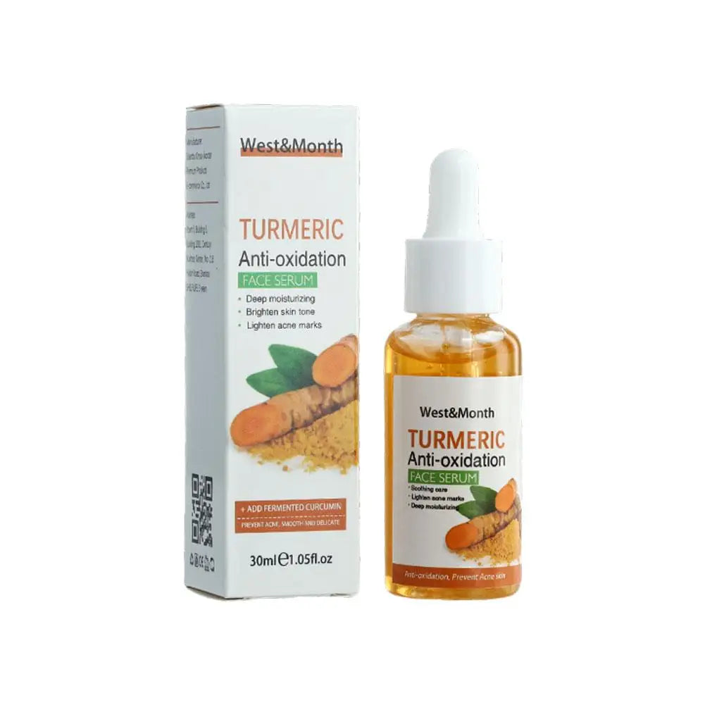Savon au citron au curcuma/coussin nettoyant/crème pour le visage/sérum série curcuma produit de soin éclaircit le teint pour tous les types de peau nourrir