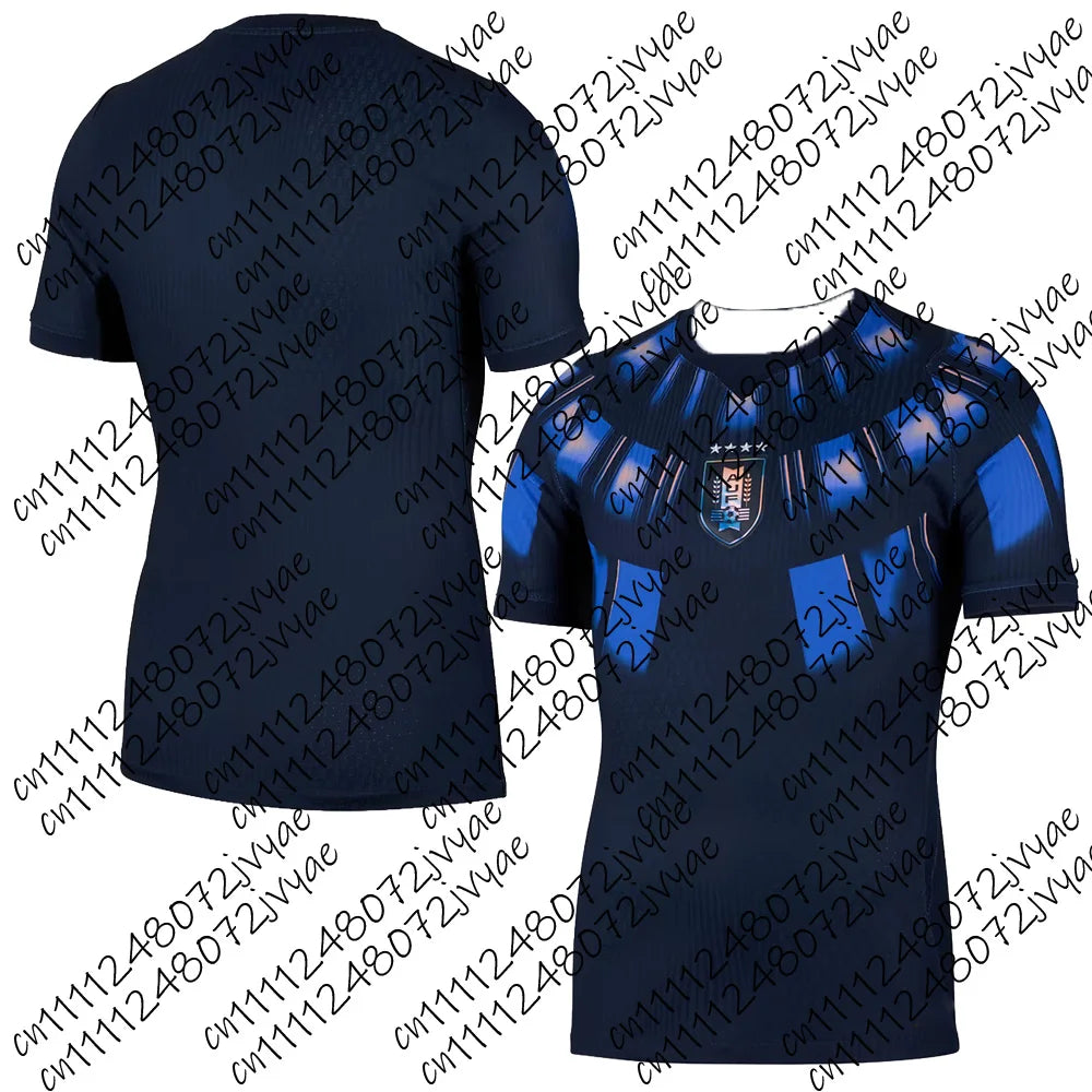 Maillot de l'équipe nationale de football d'Uruguay, à séchage rapide, respirant, haut de gamme pour les fans, confortable, maillot de football performant pour enfants