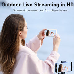Smartphone moniteur magnétique écran projecteur téléphone caméra arrière Selfie pour Vlog enregistrement vidéo en direct pour Android iPhone