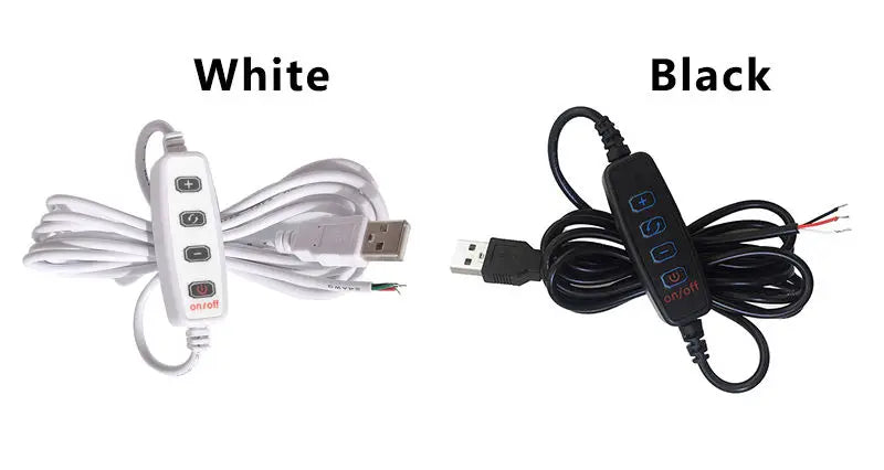 LED strip light kit for tourist information, flexible bar light, dimmer controller, USB, 0.5-5m, 5V, 120g/m, 3000K, 4000K, 6000K CCT, 4 buttons, 2m