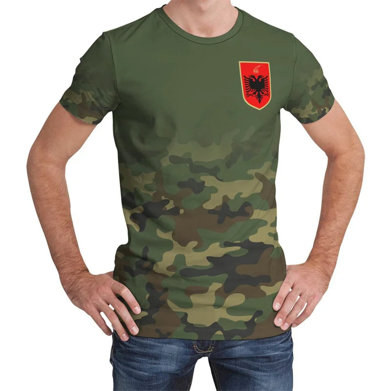 Albania Football Jersey, Football Team T-Shirt, Wholesale, Albanian Flag 3D, Graphic T-Shirts, Albanian Emblem, 2024