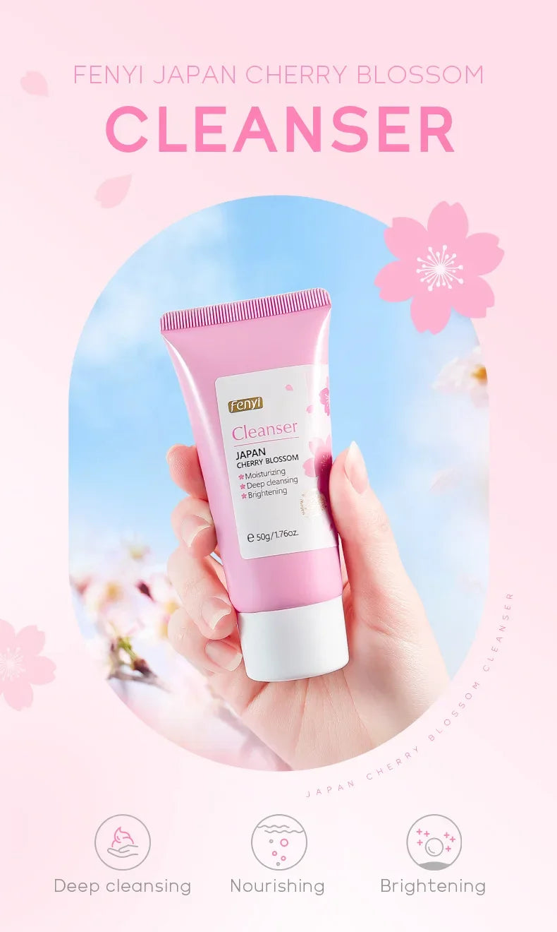 Nettoyant pour le visage à la vitamine C, nettoyage en profondeur, hydratant, élimination des points noirs, soins de la peau, mousse de lavage du visage, soins pour la peau