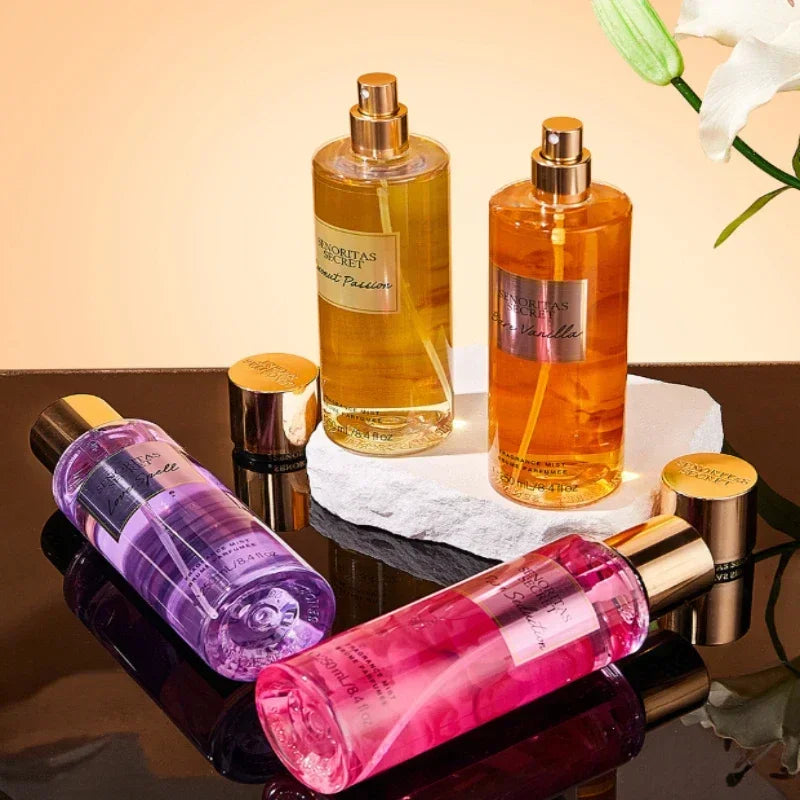 Sexuellement secret pour femme, parfum de fruits, brumisateur, breloque longue durée, parfum en porcelaine, vaporisateur pour le corps, désodorisant, 250ml