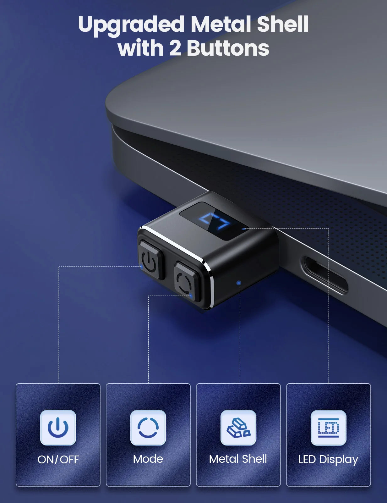 Petit Gabarit de Souris en Métal, Déchargeur USB Indétectable, Agitateur existent avec Mode Mathié et lèvent Marche/Arrêt