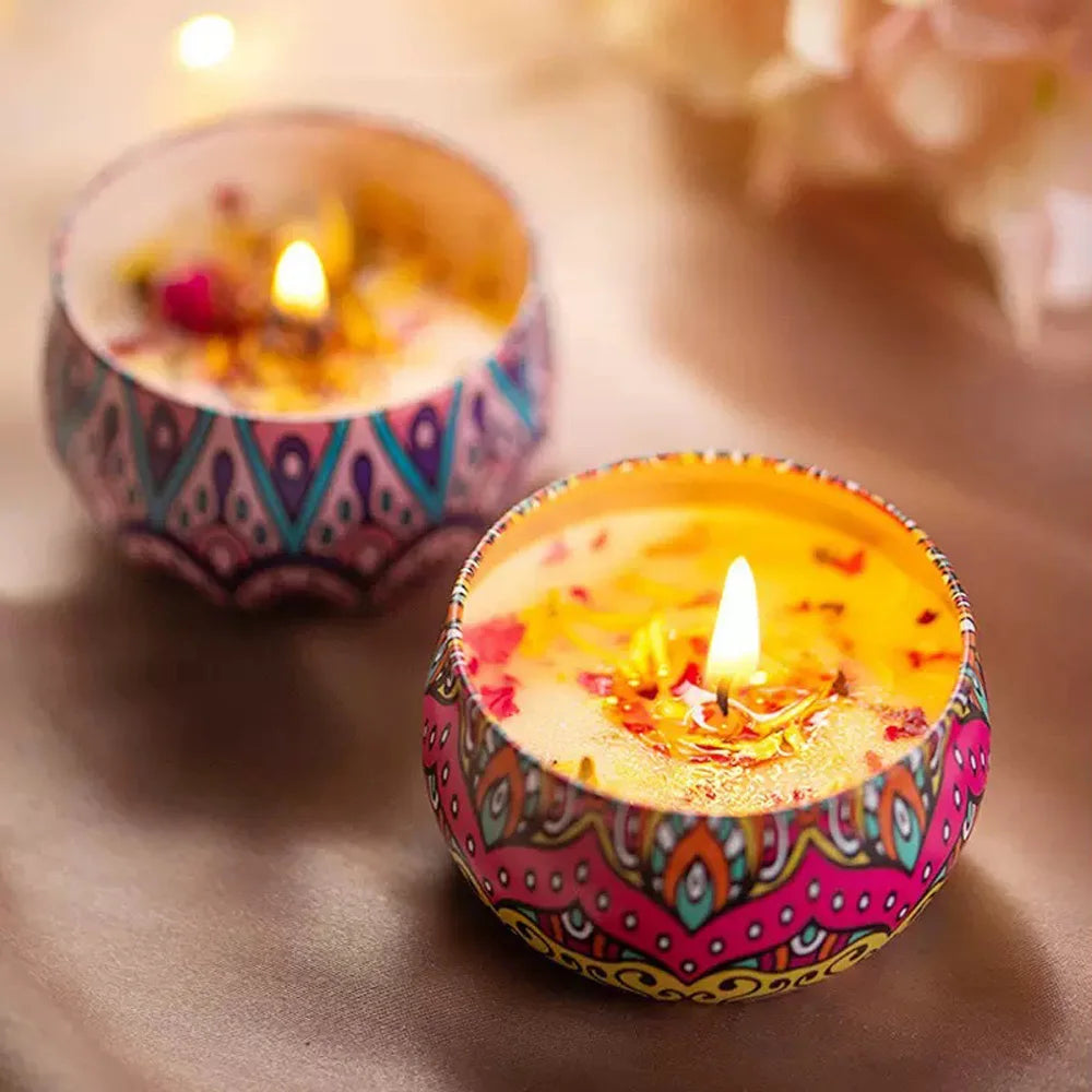 Bougies d'aromathérapie séchées sans fumée |   Utilisé pour les baignoires et le yoga |   Cadeaux de gratitude pour Noël, anniversaires et fête des mères