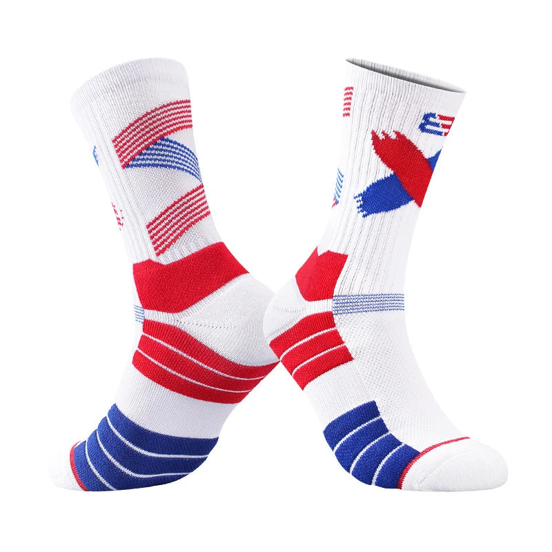 Compression sports socks for men and women, ideal for running, cycling and hiking