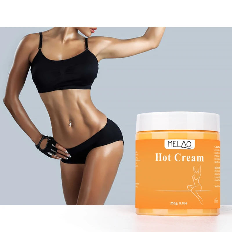 MELAO crème chaude Gel de Massage-Natural et 87% bio Anti Cellulite Lotion minceur Massage brûlant les graisses crème de perte de poids