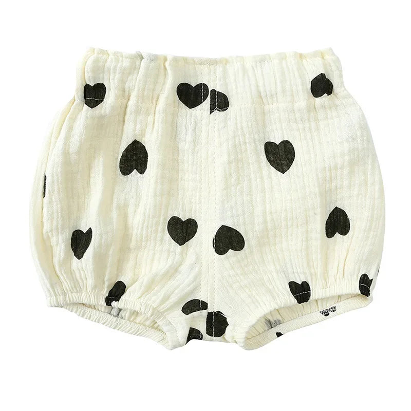 Short d'été en coton et lin pour bébé, vêtements de salon respirants pour enfants de 3 à 6 ans, pantalons coréens mignons en PP, pour garçons et filles, 2025