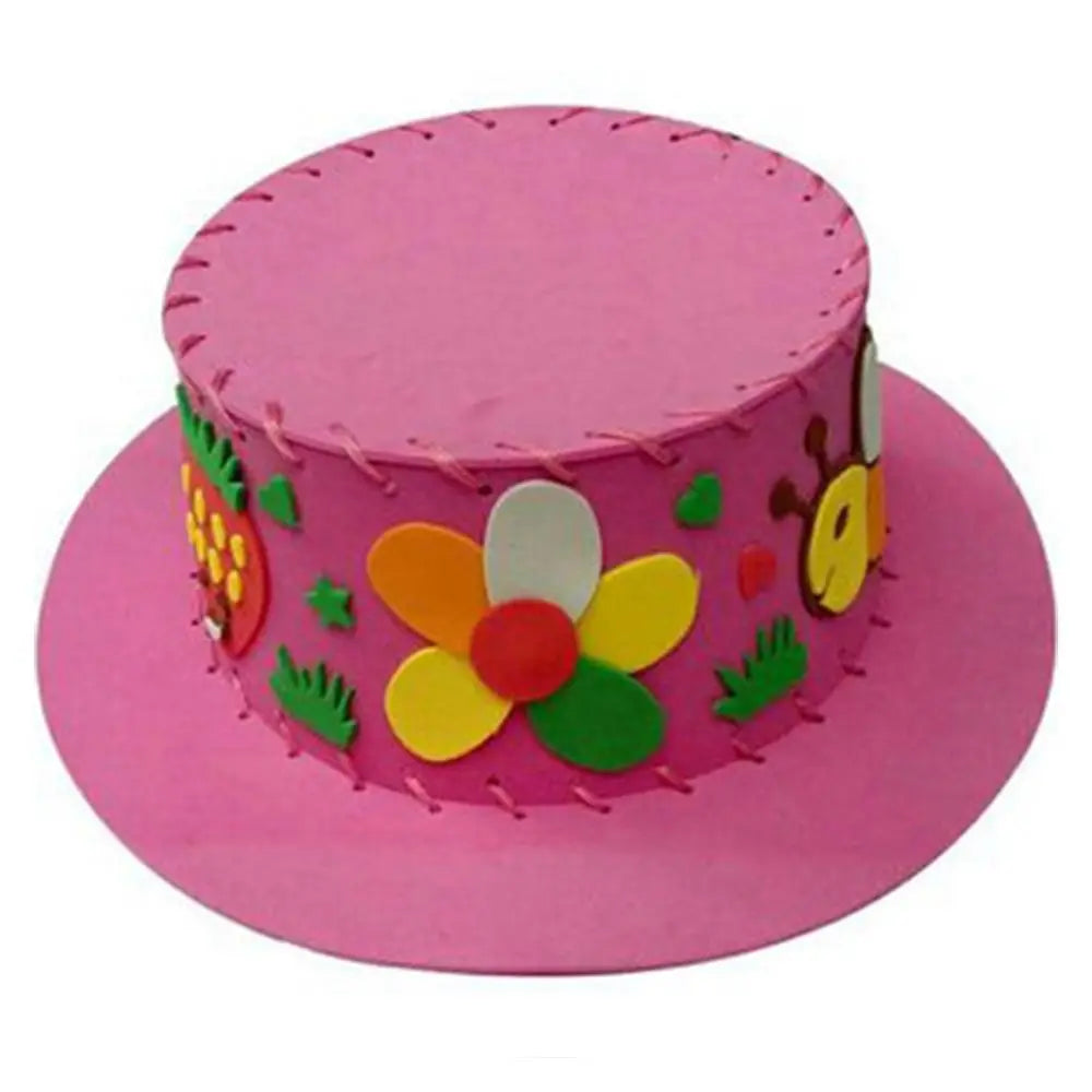 Olighat de couture fait à la main pour enfants, chapeau de dessin animé bricolage, casquette pour enfants, cadeau créatif pour tout-petits