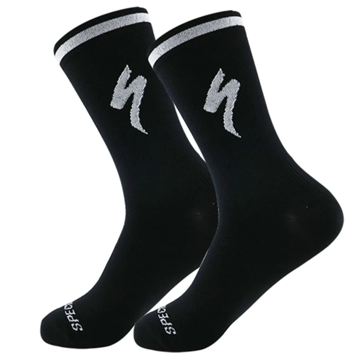 1 paire de chaussettes de sport antidérapantes, respirantes et absorbant la sueur, pour fitness, course à pied, basket-ball, football