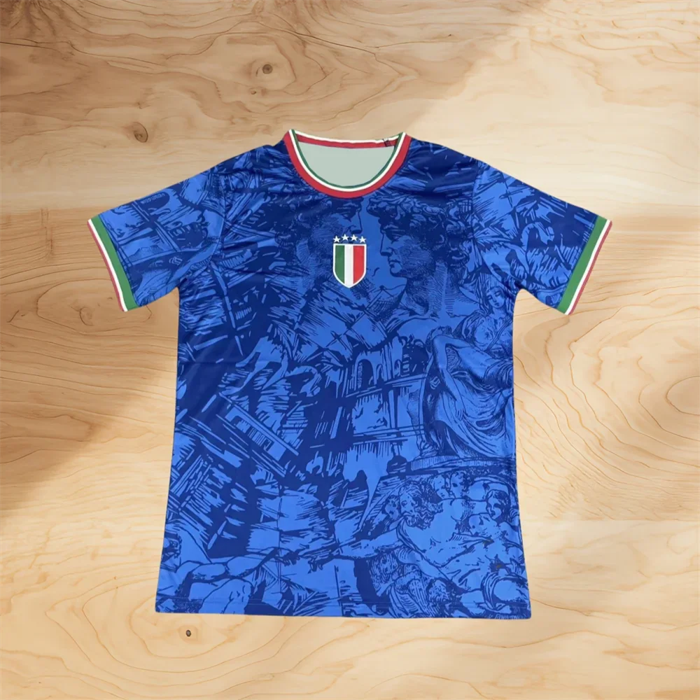 2526 classique nouvelle édition spéciale italienne équipe nationale édition thaïlandaise maillots pour enfants/adultes manches courtes entraînement Football rapide