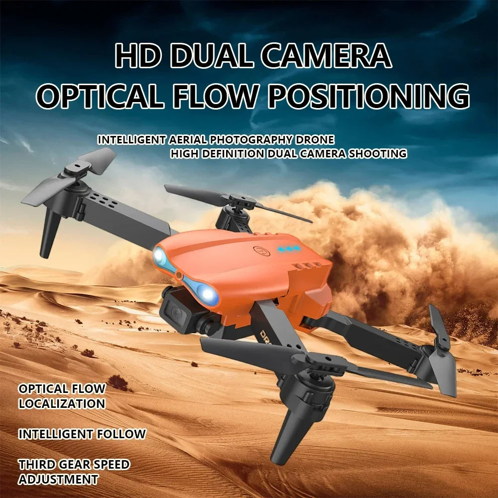 Drone professionnel HD E99Pro 4k double WIFI fpv quadrirotor avion avec évitement d'obstacles pour caméra de Drone de photographie aérienne