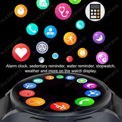 Smartwatch femmes montre 6 surveillance de la santé montre étanche Assistant vocal Bluetooth appel montre intelligente 2025 nouveau