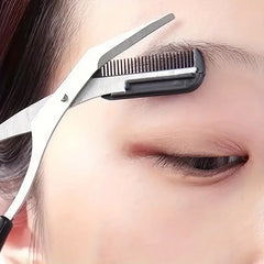 Tondeuse à sourcils ciseaux avec peigne épilation des cils du visage toilettage façonnage rasoir à sourcils accessoires de maquillage cosmétique nouveau