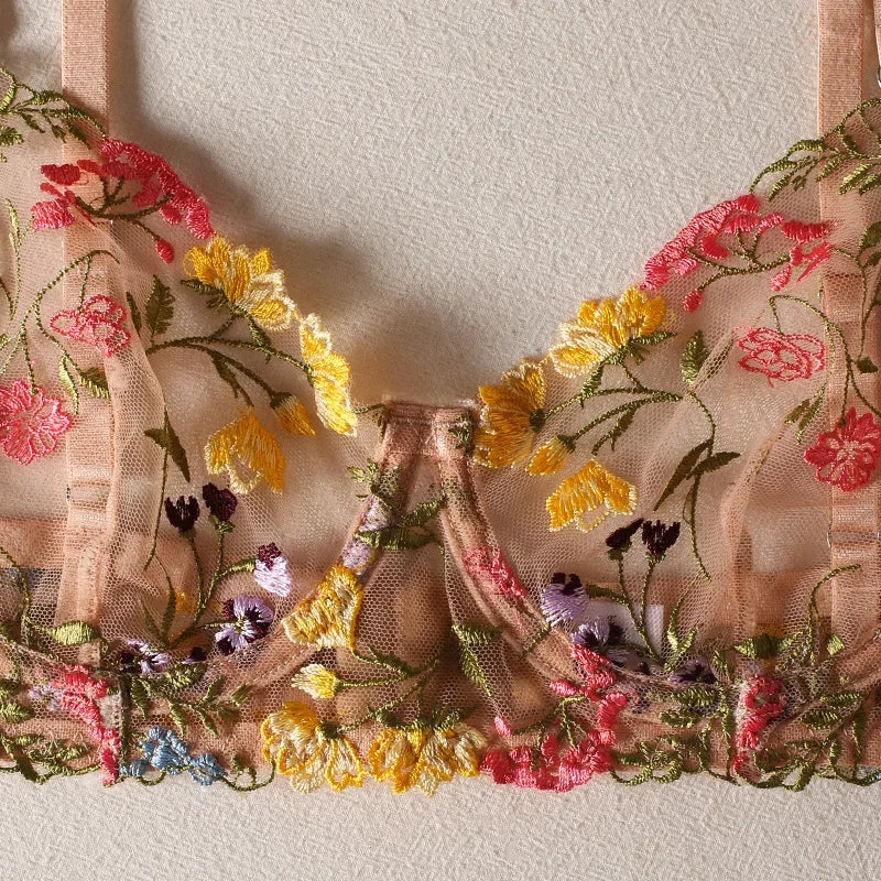 Ensemble de Lingerie érotique pour femmes, sous-vêtements féminins, Perspective Porno, vêtements de nuit en dentelle, ensemble de soutien-gorge Sexy pour culottes sexuelles